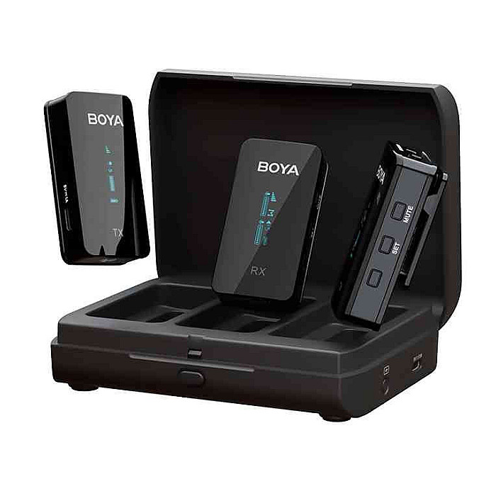 Boya BY-XM6-K2 2.4GHz Ultra-compact Wireless Microphone Boya BY-XM6-K2 2.4GHz Ultra-compact Wireless Microphone